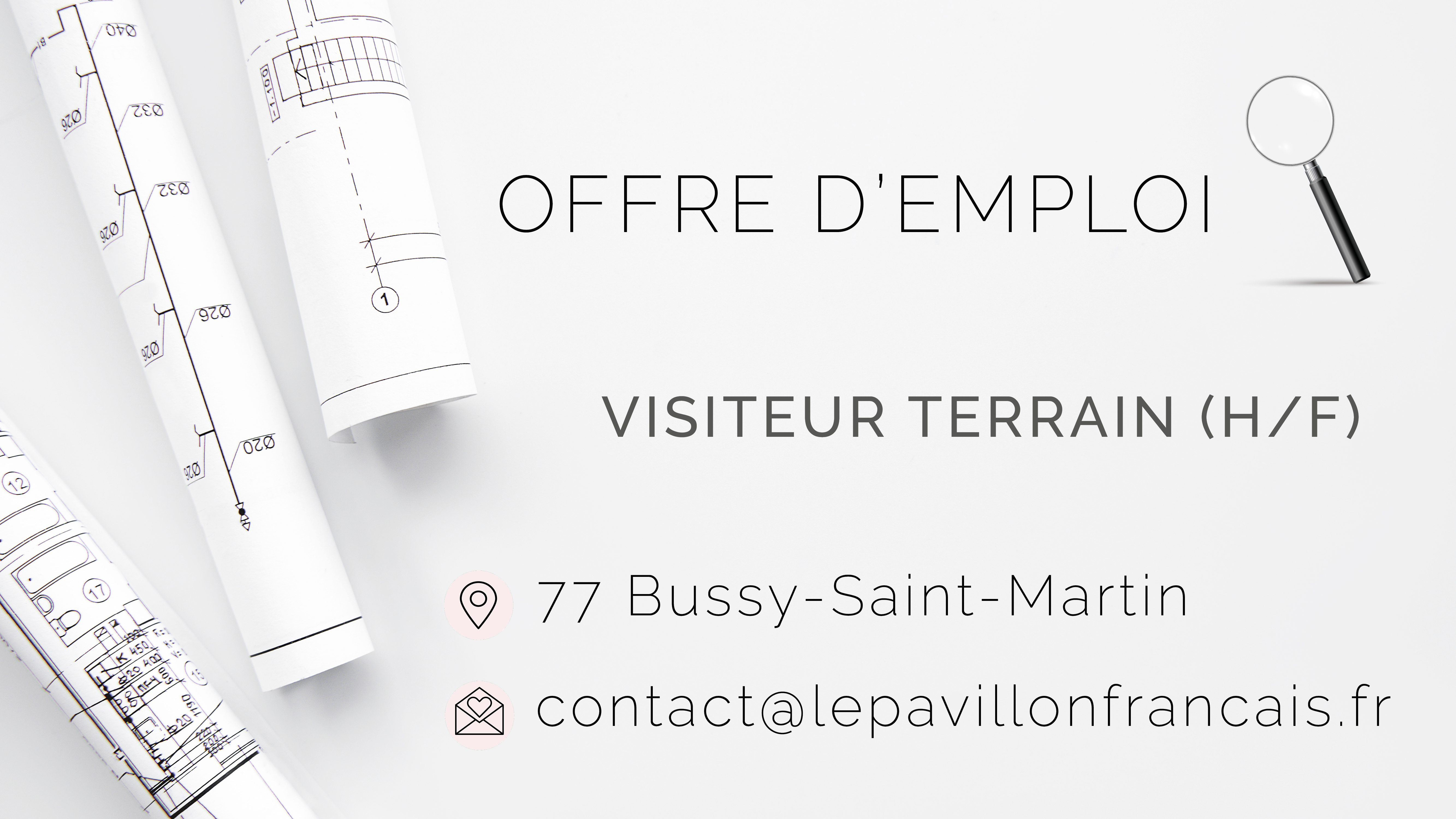 Offre d&#039;emploi Visiteur terrain (H/F)